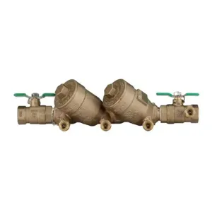 ZURN 34-950XLT2 Double Check Backflow Preventer, 3/4 Inch Size | CV8NAX