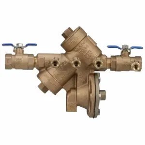 ZURN 34-975XLD Backflow Preventer, 3/4 in, Bronze, 16 1/8 Inch Length, 3 1/5 Inch Width | CV4JQE 801HH8