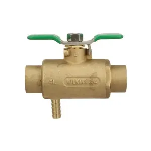 ZURN 34-BVECXLC-125BF Full Port Brass Ball Valve, 3/4 Inch Size | CV8NBU