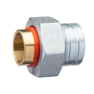 ZURN 34-DUXLC Dielectric Union Pipe Fitting, FIP x FC, Lead Free, 3/4 Inch Size | CV8NBV