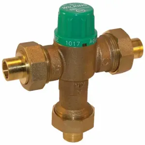 ZURN 34-ZW1017XLC WILKINS Tempering Mixing Valve, Aqua-Gard ZW1017XL, Lead Free Bronze, 3/4 Inch Inlet Size | CV4JWM 801HJ5