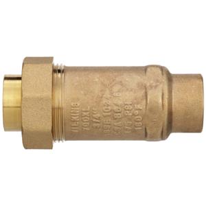 ZURN 34UFMX34F-700XL Dual Check Valve With 3/4 Inch Female Union Inlet x 3/4 Inch Female Outlet | CV8NCL