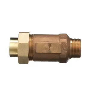 ZURN 34UFX1MM-700XL Dual Check Valve, 3/4 Inch FNTC X 1 Inch MMCT | CV8NCP