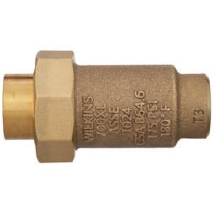 ZURN 38UFX38F-700XL Dual Check Valve With 3/8 Inch Female Union Inlet x 3/8 Inch Female Outlet | CV8NDE