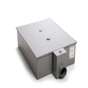 ZURN GT2701-35-4NH No-Hub Low Profile Grease Trap With Flow Control, 35 GPM | CV8NKZ