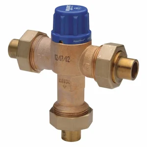 ZURN P6900-TMV-1-XL Mixing Valve, 3/8 Inch NPT, Inlet Type, Brass, 0.5 to 4 Gpm | CE9VNJ 468D02