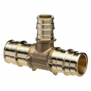 ZURN QET443GX Tee, Brass, 25 PK | CV4JZN 788EZ2