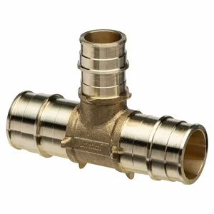 ZURN QET554GX Tee, Brass, 3 11/32 Inch Overall Length, 10 PK | CV4JZU 788EZ6