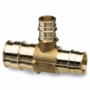 ZURN QET654GX Tee, Brass, 3 5/8 Inch Overall Length | CV4KDB 788EZ8