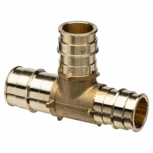 ZURN QET766GX Tee, Brass, For 1 1/2 X 1 1/4 X 1 1/4 Inch Tube Id | CV4KBE 788F10