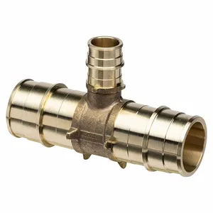 ZURN QET774GX Tee, Brass, 4 3/8 Inch Overall Length | CV4KAF 788F12