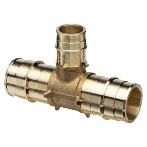 ZURN QET775GX Tee, Brass, 4 21/32 Inch Overall Length | CV4KAC 788F13