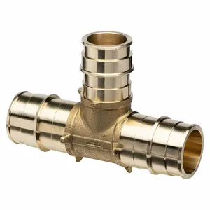 ZURN QET776GX Tee, Brass, For 1 1/2 X 1 1/2 X 1 1/4 Inch Tube Id | CV4KBD 788F14