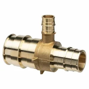 ZURN QET874GX Tee, Brass, 4 7/8 Inch Overall Length | CV4KAH 788F16