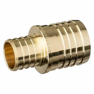 ZURN QQC75GX Tee, Brass, Barbed X Barbed, 1 Inch Pipe Size, 3 Inch Overall Length, 10 PK | CV4KBC 788EU9