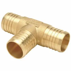 ZURN QQT554GX Brass Reducing Tee, PEX Connection Type, 1 Inch x 1 Inch x 3/4 Inch PEX Size | CF2NYJ 48UH66