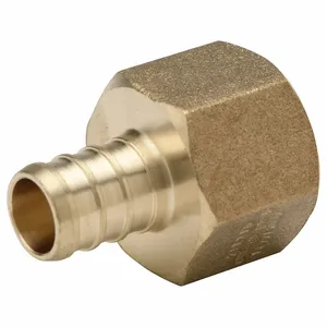 ZURN QQUFC88GX Adapter, Brass, Barbed X Fnpt, 2 Inch Pipe Size, 3 1/2 Inch Overall Length, 10 PK | CV4JNZ 788EW6