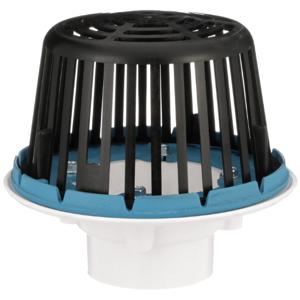 ZURN RD2120-PV4 PVC Drain With Plastic Dome With 12-inch Diameter | CV8NMY