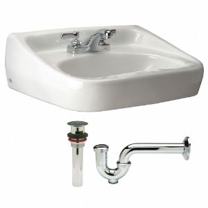ZURN Z5344.520.1.07.00.0 Bathroom Sink Kit 18-1/4 Inch Width 10 Inch Height | AA2GTC 10J138