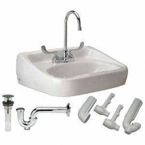 ZURN Z5344.525.3.07.00.6 Bathroom Sink Kit 18-1/4 Inch Width 10 Inch Height | AA2GRZ 10J134