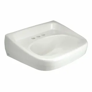 ZURN Z5348 Lavatory Sink, 20 Inch x 18 Inch, Vitreous China | CE9BJX 53AZ20