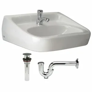 ZURN Z5351.759.1.07.00.00 Lavatory Sink, 15 1/4 Inch x 10 3/4 Inch, Vitreous China | CE9BKH 46CD68