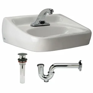 ZURN Z5354.664.1.07.00.0 Lavatory Sink, 15 1/4 Inch x 10 3/4 Inch, Vitreous China | CE9BKK 46CD70