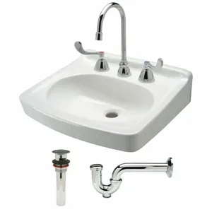 ZURN Z5358.846.1.07.00.00 Lavatory Sink, 15 1/4 Inch x 10 3/4 Inch, Vitreous China | CE9BKL 46CD71