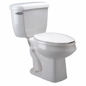 ZURN Z5570 Single Flush, Left Hand Trip Lever, Two Piece, Tank Toilet, Elongated | CE9GFP 29RU07