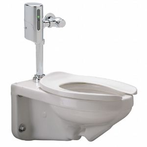 ZURN Z5615.213.00.00.00 Single Flush, Sensor, Two Piece, Flush Valve Toilet, Elongated | CE9GEQ 46CD74