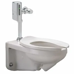 ZURN Z5615.213.00.00.00 Single Flush, Sensor, Two Piece, Flush Valve Toilet, Elongated | CE9GEQ 46CD74