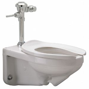 ZURN Z5615.258.00.00.00 Single Flush, Oscillating Handle, Two Piece, Flush Valve Toilet, Elongated | CE9GFH 45A124