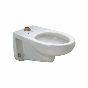 ZURN Z5615-BWL Elongated, Wall, Flush Valve, Toilet Bowl, 1.1 Gallon per Flush | CF2JBJ 38ZL47