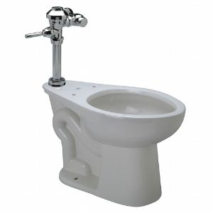 ZURN Z5665.258.00.00.00 Single Flush, Oscillating Handle, Two Piece, Flush Valve Toilet, Elongated | CE9GFE 45A137