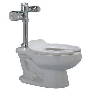 ZURN Z5670.243.00.00.00 Single Flush, Sensor, Two Piece, Flush Valve Toilet, Round | CE9GEL 46CD84