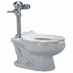 ZURN Z5675.001.09.00.00 Single Flush, Oscillating Handle, Two Piece, Flush Valve Toilet, Elongated | CE9GFF 45A148