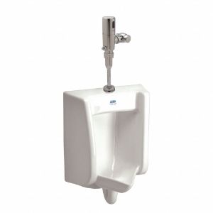 ZURN Z5755.205.00 Vitreous China, White, Washout Urinal & Automatic Flush Valve, Wall, Top | CE9CAU 45NC89