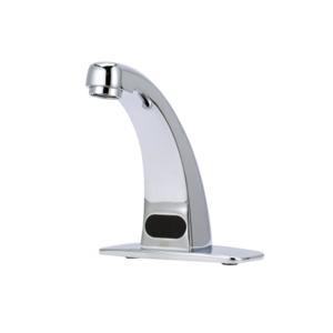 ZURN Z6913-XL-CP4-E-MV Single Hole Sensor Faucet With 1.5 GPM Aerator in Chrome and 4 Inch Cover Plate | CV8NVG