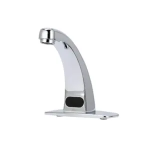 ZURN Z6913-XL-CP4-E Touchless Sensor Faucet, Single Hole, 1.5 GPM Aerator, Chrome With 4 Inch Cover Plate | CV8NVF