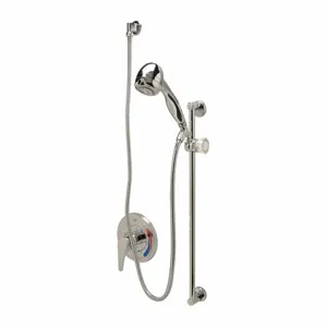 ZURN Z7300-SS-MT-HW Metal Wall Mounted Shower Head Kit, 2.5 Gpm, 1/2 Inch FNPT Connection Type | CE9VWM 22LU06