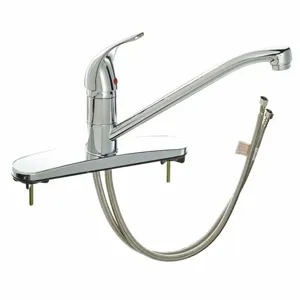 ZURN Z7870C-XL-FC Low Arc, Kitchen Sink Faucet, Manual Faucet Activation, 0.5 Gpm | CE9XZW 46CD96