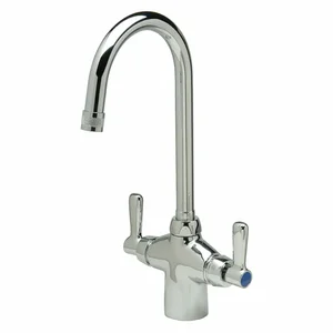 ZURN Z826B1-XL-3F Gooseneck Laboratory Faucet, Lever Faucet Handle Type, 0.5 Gpm, Chrome | CF2BRQ 46CE08