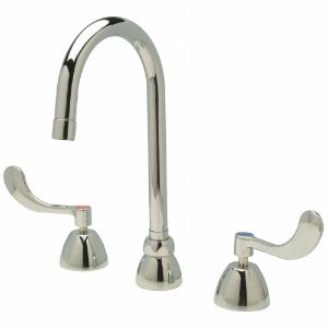 ZURN Z831B4-XL-3F Gooseneck, Kitchen Sink Faucet, Manual Faucet Activation, 0.5 Gpm | CF2BRB 46CE11