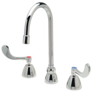 ZURN Z831B4-XL-ICT-3F Gooseneck Faucet, 5 3/8 Inch Spout, 0.5 Vandal-Resist Pressure-Comp Spray | CV8PBG