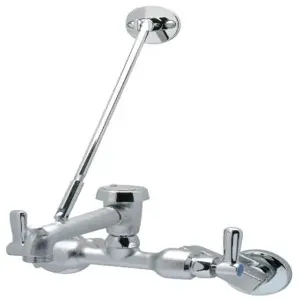 ZURN Z841M1-RC Service Sink Faucet, 6 Inch Vacuum Breaker, 2 1/2 Inch Swivel Inlets, Threaded Outlet | CV8PBH