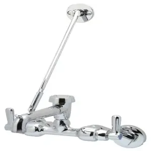 ZURN Z841M1-XL Service Sink Faucet, 6 Inch Vacuum Breaker, 2 1/2 Inch Swivel Inlets, Threaded Outlet | CV8PBJ