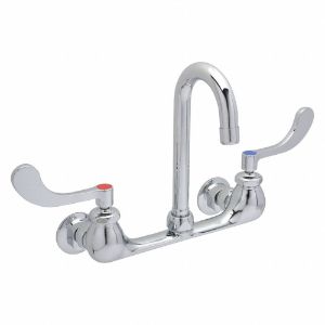ZURN Z842A4-XL Gooseneck Service Sink Faucet, Wristblade Faucet Handle Type, 2.2 Gpm, Chrome | CF2BRH 468D48