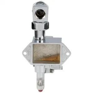 ZURN Z85100-XL-WM Wall-Mounted Single Foot-Pedal Valve, Self-Closing, Lead-Free, Polished Chrome | CV8PBQ