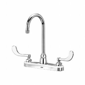 ZURN Z871B4-XL-3F Gooseneck, Kitchen Sink Faucet, Manual Faucet Activation, 0.5 Gpm | CF2BRE 46CE23