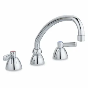 ZURN Z871G3-XL-3F Low Arc, Kitchen Sink Faucet, Manual Faucet Activation, 0.5 Gpm | CE9XZY 46CE25